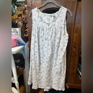 Vintage Aadonna Floral Nightgown L Feminine Trad Wife Girly Coquette